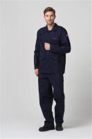 Dark Blue 350g cotton Molten Metal Flash Resistant Fire Retardant Work Clothes
