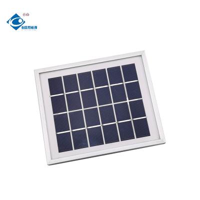 o alumínio portátil de 6V 2W molda o carregador do painel solar o vidro de ZW-2W-6V que laminou os painéis solares