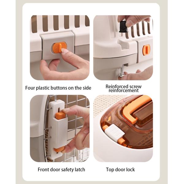 Portable Outing Pet Suitcase 5-10kgTransport Cage Cat Air Box Pet Cage Dog Pet Carrier Box