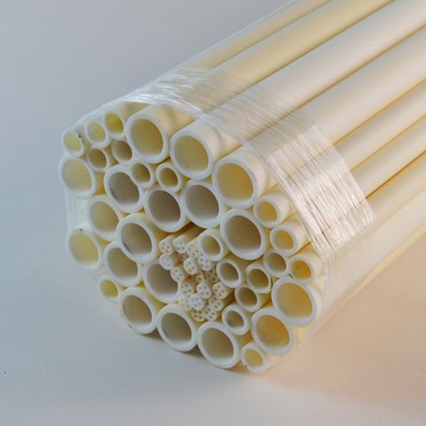Wear Resistance Insulating Alumina Ceramic Pipe Ceramic Structure Tube Custom Sizes