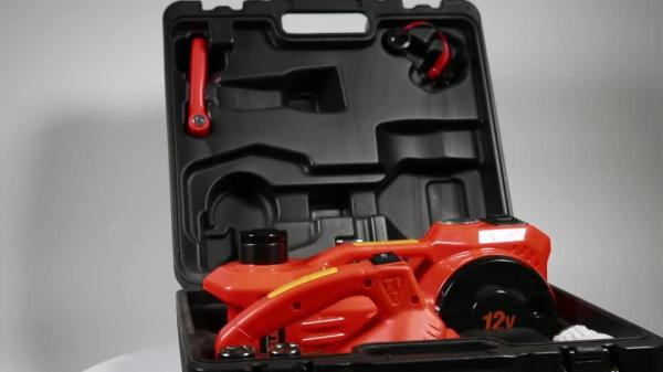 3 In 1 Electric Hydraulic Jack Kit 150PSI Max Pressure With Impact Wrench