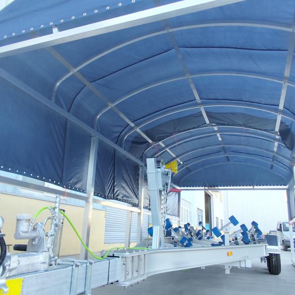 8M Aluminum Boat Awning Tent for Yachts UV-Proof Shelter