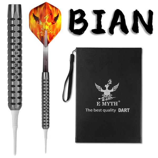 Emyth Darts Soft Tip Darts Barrel 90% Tungsten Darts Set 21g 23g BIAN