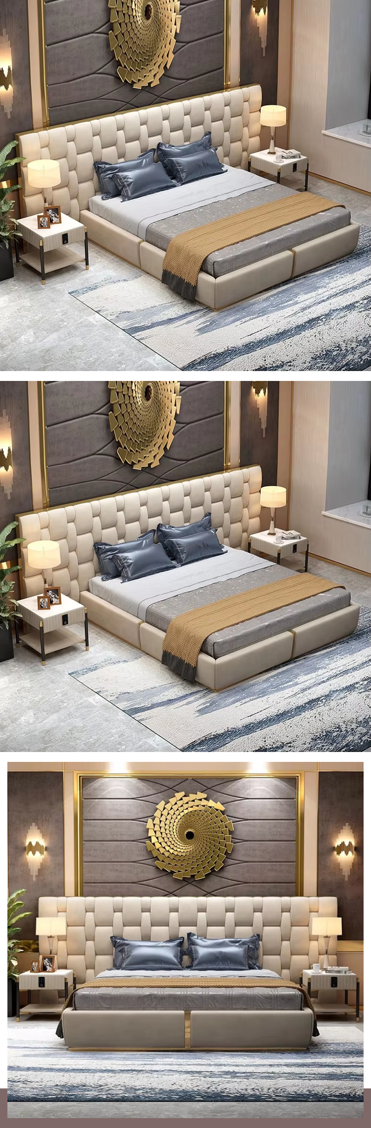 Luxury Bedroom Set: Elevating Elegance With Tufted Headboard