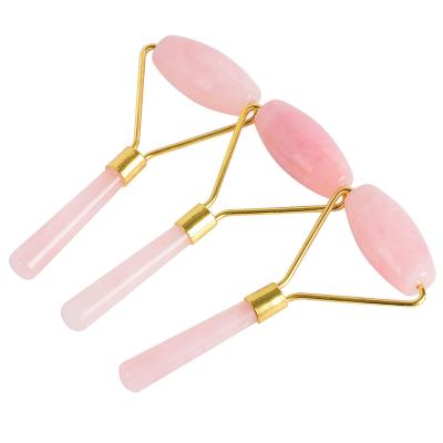 Comprimento cor-de-rosa de Jade Stone Rollers 145mm da circulação sanguínea