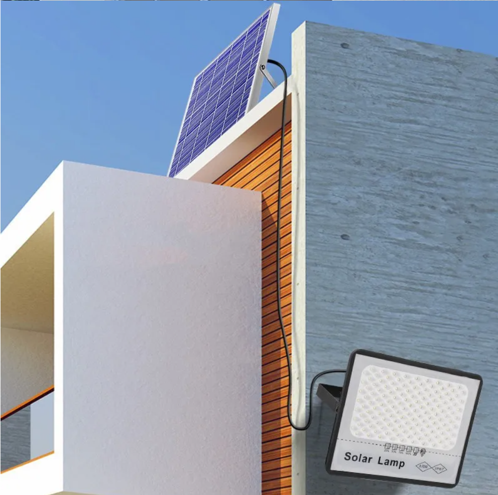 LED Flood Light IP67 Solar Powered Street Flood Lights Waterproof Flood Lights100W
