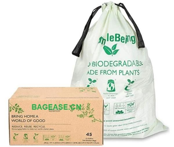 Kitchen Trash Can Ecological Products Biodegradable Bags Kitchen Garbage Bags Wastebasket Goods For Kitchen
