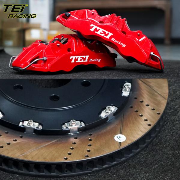 Kit de travagem frontal grande 6 Calibre de pistão com rotor 405x34mm sistema de travagem automático BBK para Buick Enclave 20 polegadas carrinha