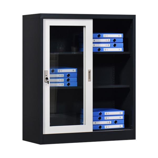 Lockable Office Metal Cupboard Half Height Folding Steel File Cabinet