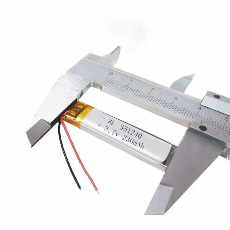 551240 Lithium Polymer Battery 3.7V 230mAh Rechargeable Li-Po Cell for Laser Pointers Laser Rangefinders