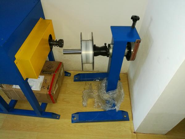 Aluminum Alloy Steel Wire Winding Machine Wire Take Up Machine With Belt Brake