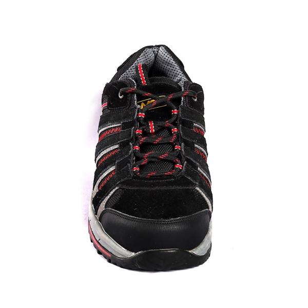 Shengjie Comfortable EVA Slip Resistant Metal Eyelets Leather Mesh Upper Sport MD Sole Low Cut Safety Shoes