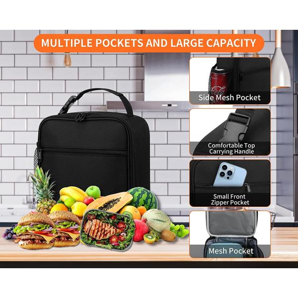 Lightweight Insulated Tote Case Outdoor Lunch Box Insulation Removal Bags With Handle