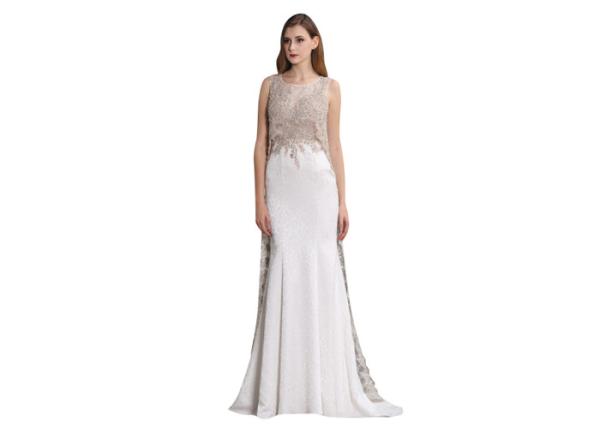 High End Wedding Bridesmaid Dresses Custom White Elegant  European Style