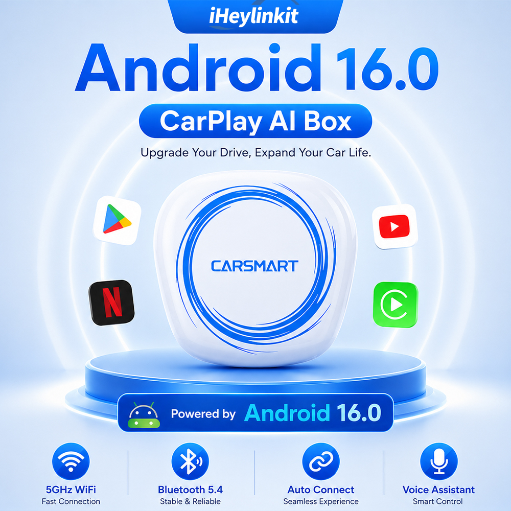 Universal SM6350 Android Ai Adapter Carplay Box Dual Screen Usb Plug And Play