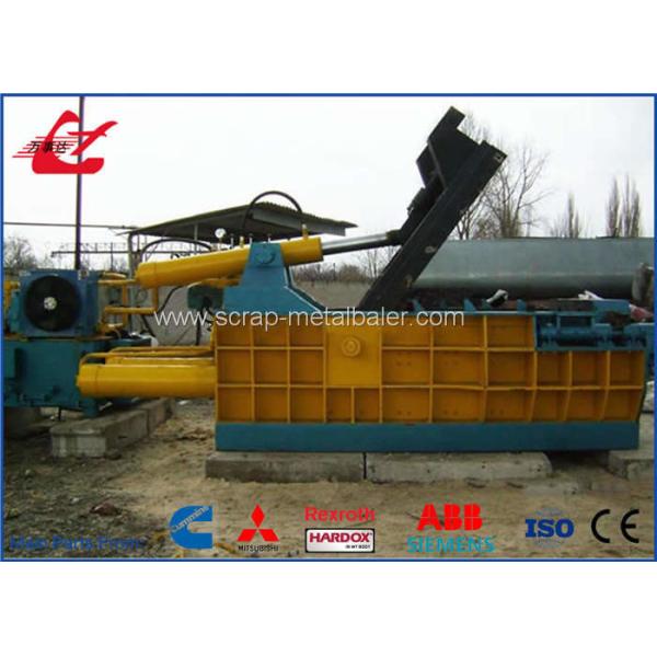 Stainless Steel Waste / Steel Pipes Scrap Metal Baler Metal Compactor Machine