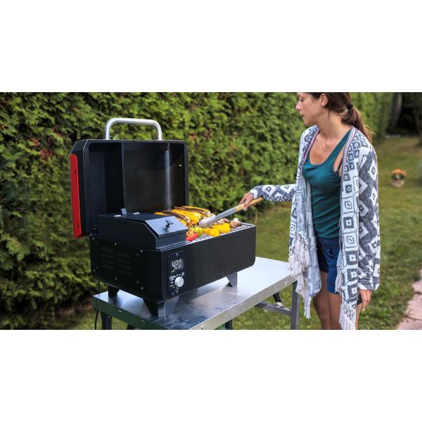 53.5*46*38cm Grille électrique à grillette avec contrôle LED