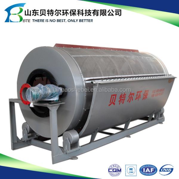 Filtro de tambor giratorio para el sistema de tratamiento de agua de piscifactorías 50-500 CBM/h Diferentes modelos