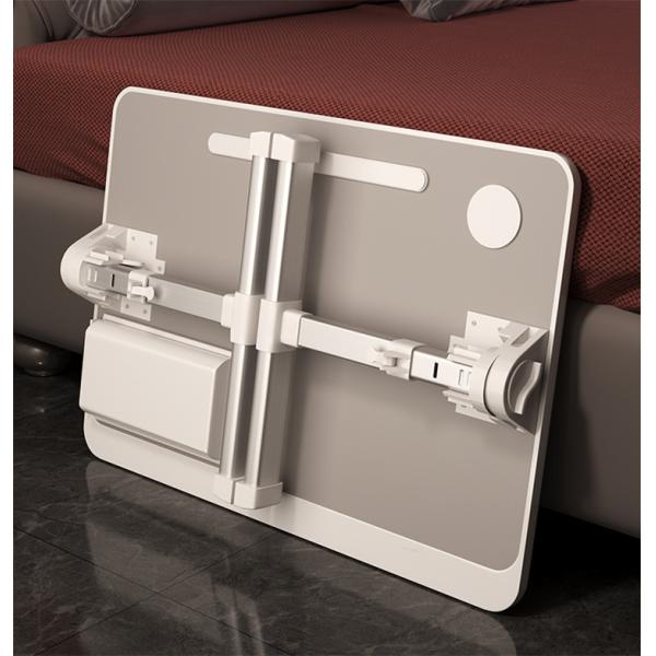 Экологически чистый материал из частичной доски Белый высотно регулируемый компьютерный стол для домашнего офиса