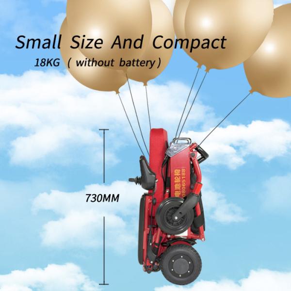 CE ISO13485 6km/H Classic Foldable Electric Wheelchair