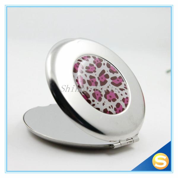Metal Pocket Mirror Decorative Small Make Up Mirror