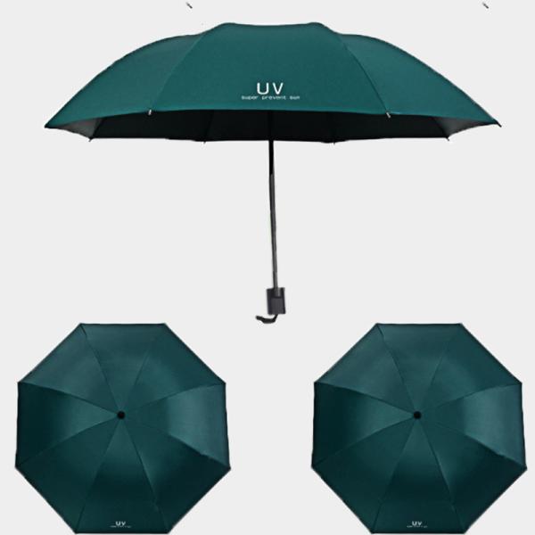 Steel Frame Anti-UV Manual Umbrella for Women Triple Protection from Sun and Rain