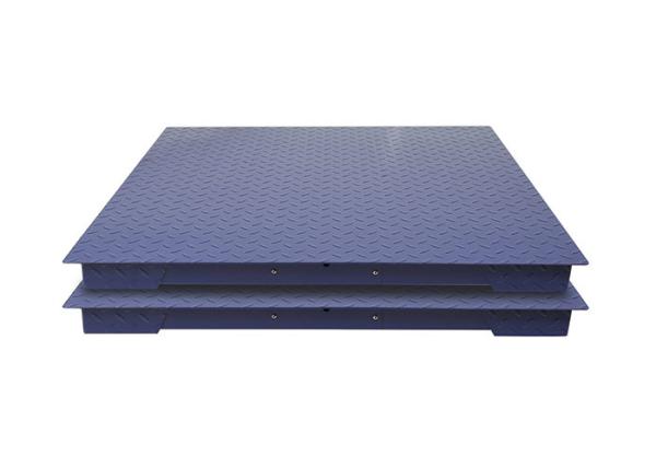 Escala de peso industrial 1.2*1.2m do assoalho da plataforma de Digitas do aço carbono 2000kg