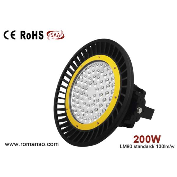 High Brightness Aluminum 200W 24000lm LED High Bay Warehouse Lighting