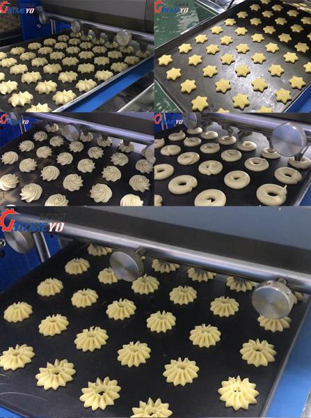 Type 400 Automatic Industrial Cookie Machine Maker 220V PLC Controlled