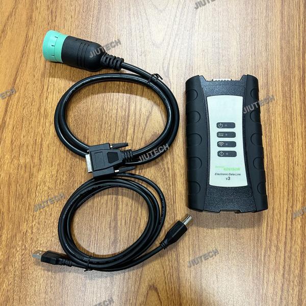 V5.3 Agriculture Construction Electronic Data Link EDL V3 Diagnostic kit Service Advisor EDL V3 scanner tool+CF19 Laptop