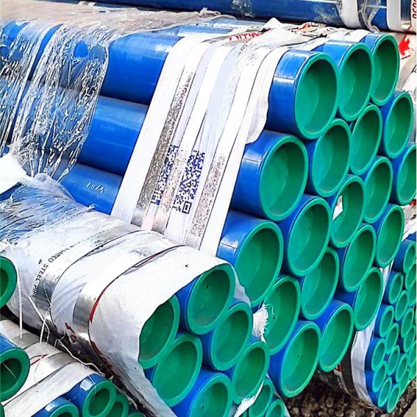 Color Plastic Coated Steel Pipe Customizable Inner and Outer Plastic-Coated Composite Steel Pipe