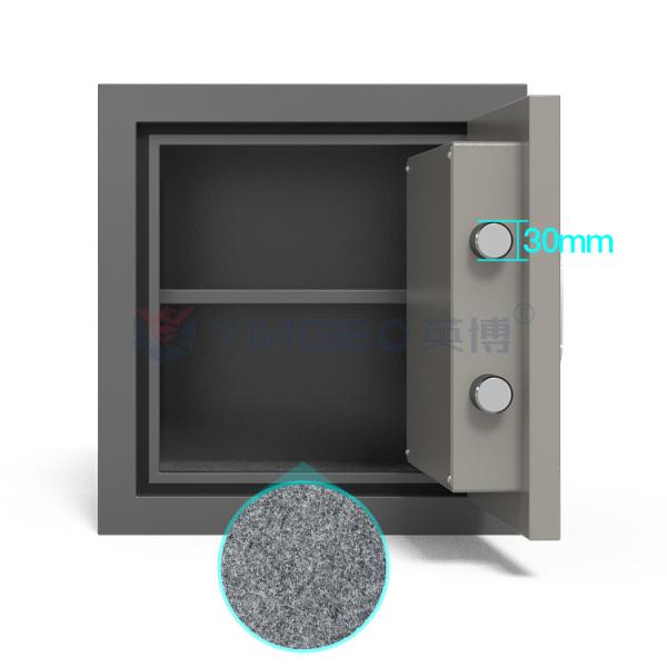 H420mm Caisse de sécurité pour documents, argent, bijoux, coffre-fort à l'épreuve du feu, en acier massif