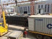 Single Ridge QB355 Prefab Steel Construction Double Span Pre Manufactured Warehouse