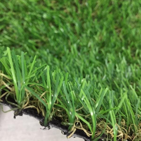 Safe Soft Artificial Grass Play Area Flat Shape UV Proof School Landscaping