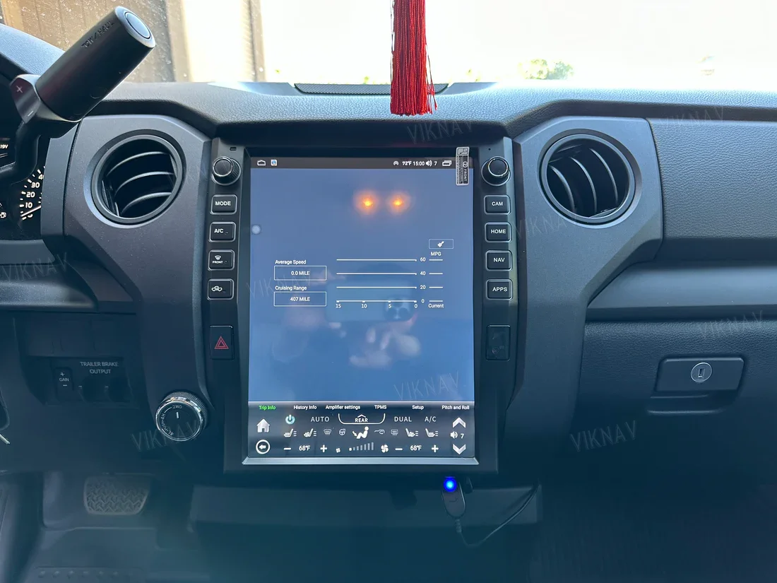 Послепродажная Toyota Tundra Head Unit Автомобильное радио стерео 2014-2021 Беспроводная панель управления