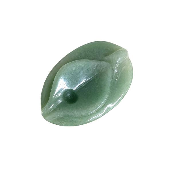 Jade Vagina Carving Craft Green Natural Healing Fluorite Spirituality Reiki Women Flower Figurine for Products