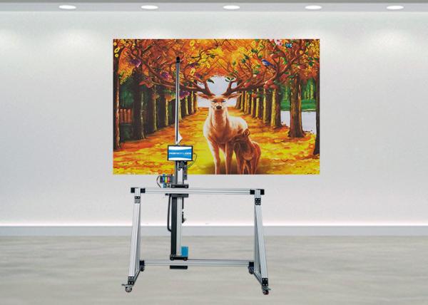 UV Floor Ground Wall Inkjet Printer Paper Glass Wood Ceramic Metals 9600dpi