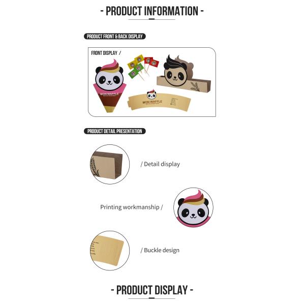 Специальный набор упаковки закусок напечатанный на заказ Торба для еды Коробка для хлеба Коробка для напитков Кубок для украшения упаковки продуктов питания