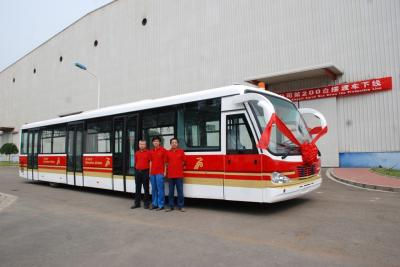 4 Door 14 Seater Airport Coach Terminal Shuttle Bus 22m2 Effective Standing Area