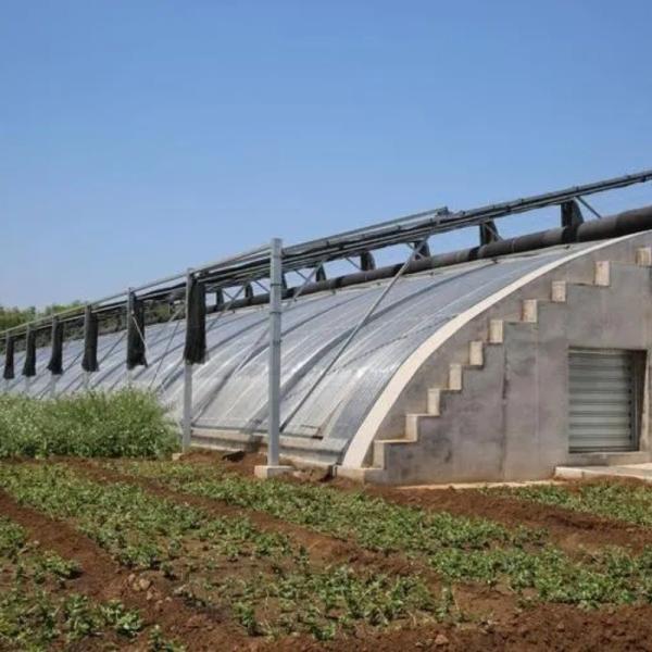 Produzção por solicitação personalizada Filtro de túnel de plástico multi-span para estufas agrícolas