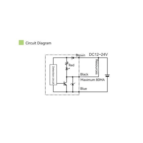 High Precision 0.01mm ZTS93 Sensor IP65 CNC Machine Tool Contact Measuring Instrument Inductive Switch with Red Indicator Light