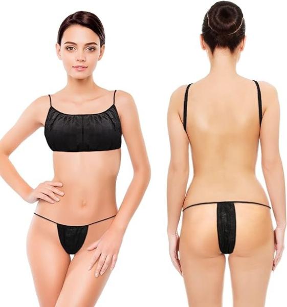 Disposable Polypropylene PP Non Woven T-Back Panties Beach Ladies Disposable Sexy Thin Bikini Thong