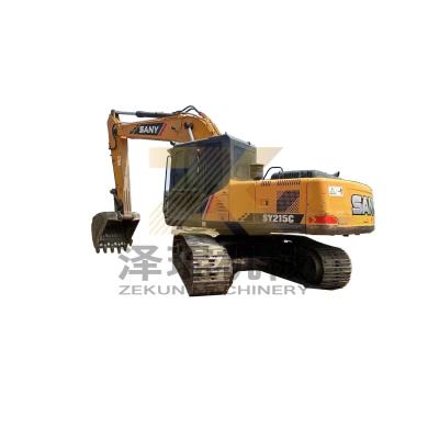 Used Sany SY215C Excavator 2018 Construction Machine with Original Engine
