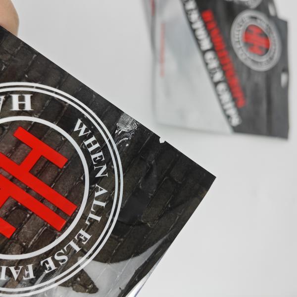 High Quality Custom Printed Glossy Surface Fishing Bait Packaging Plastic Bag  3 Side Seal Bags With Euro Hole