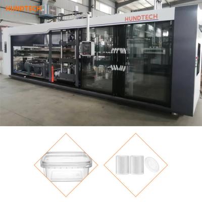 Tampa de alimentação servo do copo do gelado 3KW que forma a máquina Thermoforming