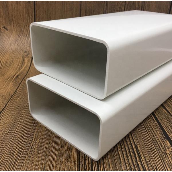 Белая ПВХ гидропоническая система НФТ для массового производства квадратной трубы или 100 * 50 мм круглой трубы