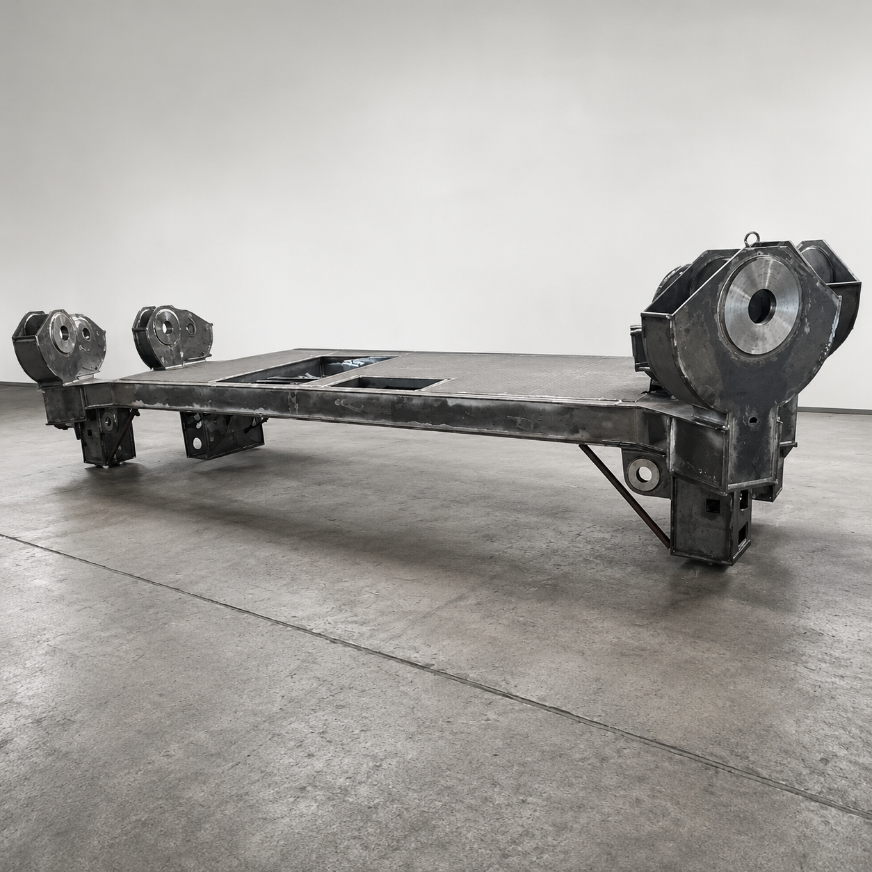 Customized Metal Steel Fabrication Heavy Machine Base Frame For Industrial And Automation Equipment