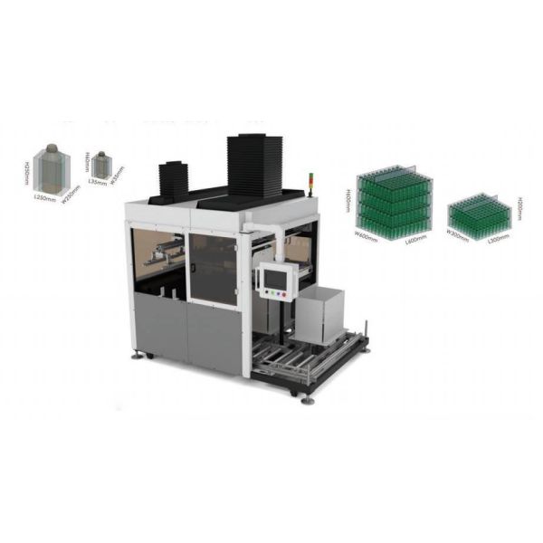 100ml 500ml Bottle Bagging Machine Automated Packaging Stacking Adjustable