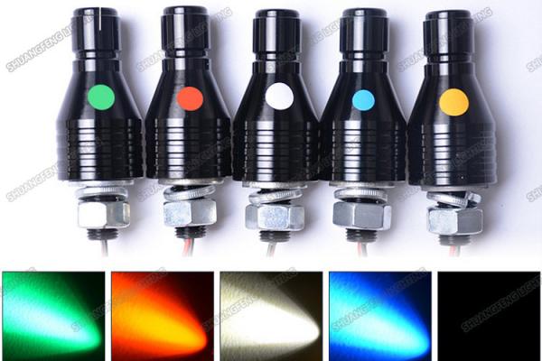 Fiber Optic Colorful ATV LED Light Whips DC12V Aluminum Flag Light Pole