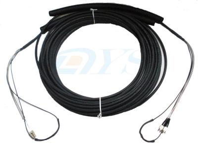 O olho puxando Pre-terminou o cabo de remendo de fibra óptica, cabo do remendo da fibra multimodo